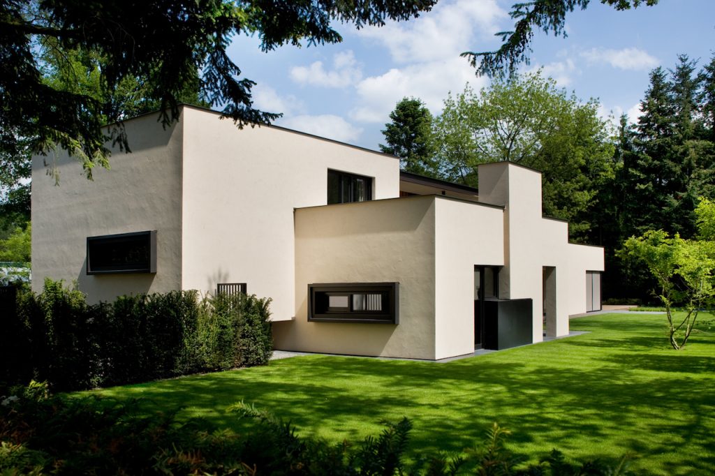 gevelisolatie en leemstuc mediterraanse villa oss achter